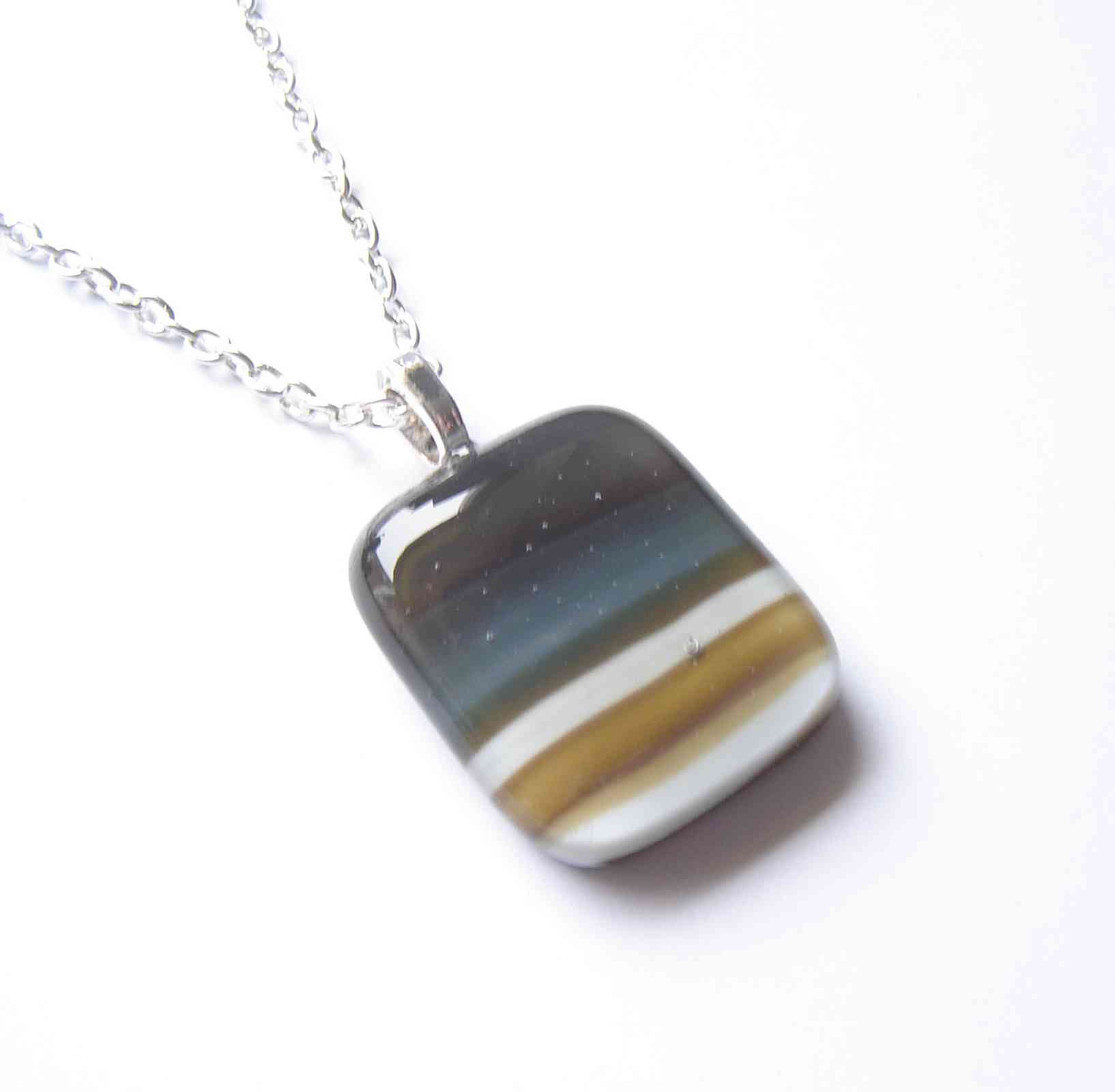 Fused and cast glass jewellery designed and handmade in the north-east of England