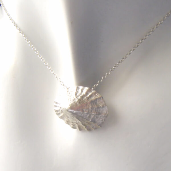 Small Limpet Shell Silver Pendant